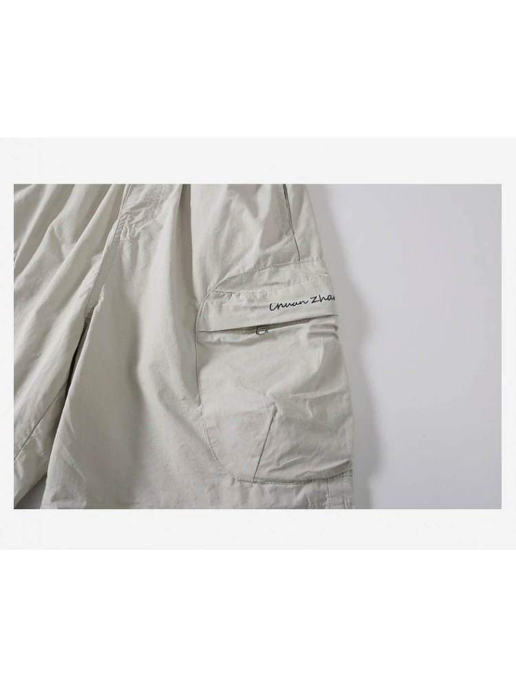 Solid Color Cotton Cargo Boy Pants 4 Solid Color Cotton Cargo Boy Pants - Image 4