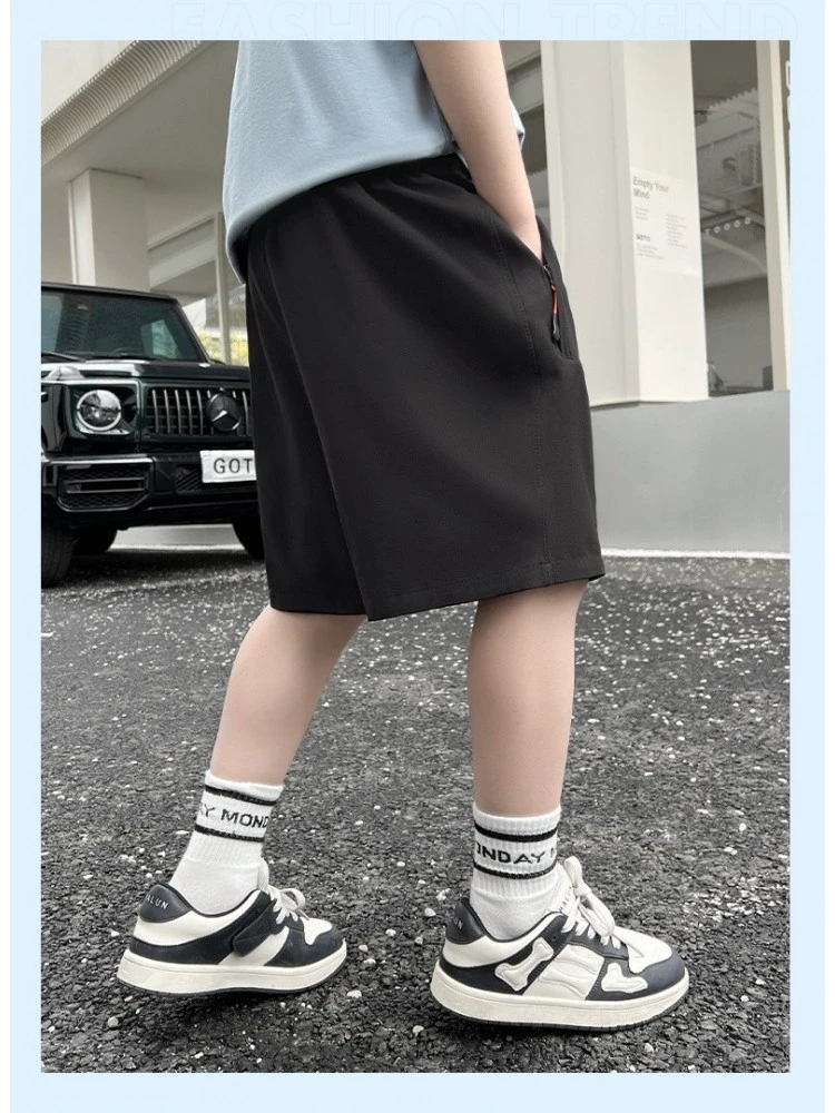 Letter Mid-rise Cargo Boy Pants 5 Letter Mid-rise Cargo Boy Pants - Image 5