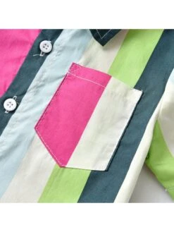 Striped Cotton Loose Boy Tops -Kids Clothing Shop P 20240608112056512 644