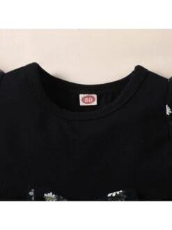 Solid Color Crewneck Cotton Girl Dresses -Kids Clothing Shop P 20240608124004565 190