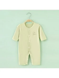 Crewneck Modal Single Breasted Sleepsuits