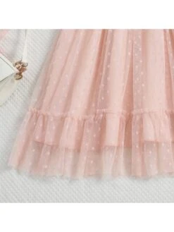 Solid Color Waist Tie Princess Girl Dresses -Kids Clothing Shop P 20240611091219338 850