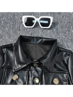 Solid Color PU A-line Girl Clothing Sets 16 Solid Color PU A-line Girl Clothing Sets -Kids Clothing Shop P 20240611091614129 693