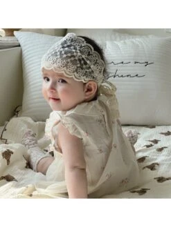 Flower Lacework Single Breasted Rompers 7 Flower Lacework Single Breasted Rompers -Kids Clothing Shop P 20240611110011802 666