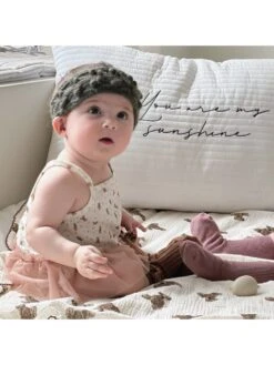 Flower Spaghetti Straps Sleeveless Rompers -Kids Clothing Shop P 20240611110818867 685