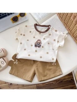 Dots Crewneck Cotton Sets 10 Dots Crewneck Cotton Sets -Kids Clothing Shop P 20240611111608101 329