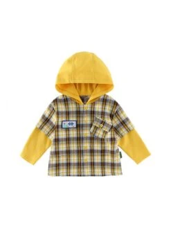 Colorblock Patchwork Cargo Pocket Boy Tops