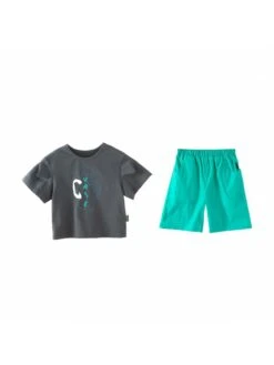 Animal Figure Crewneck Cotton Boy Clothing Sets -Kids Clothing Shop P 20240611152820566 164