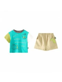 Colorblock Crewneck Loose Boy Clothing Sets -Kids Clothing Shop P 20240611154019207 284