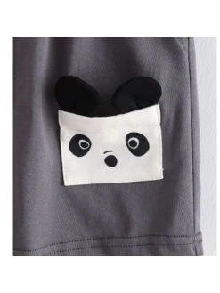 Solid Color Crewneck Cotton Sets -Kids Clothing Shop P 20240612093244670 934