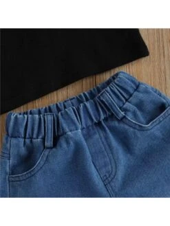 Solid Color Crewneck Girl Clothing Sets -Kids Clothing Shop P 20240612102429481 970