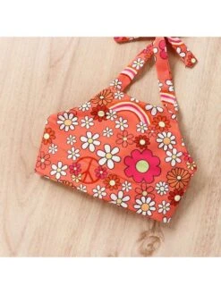 Flared Colorblock Flower Leisure Girl Clothing Sets -Kids Clothing Shop P 20240612103252259 202