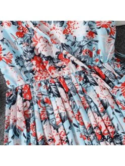 Flower Stand Collar Princess Girl Dresses -Kids Clothing Shop P 20240612104821845 316