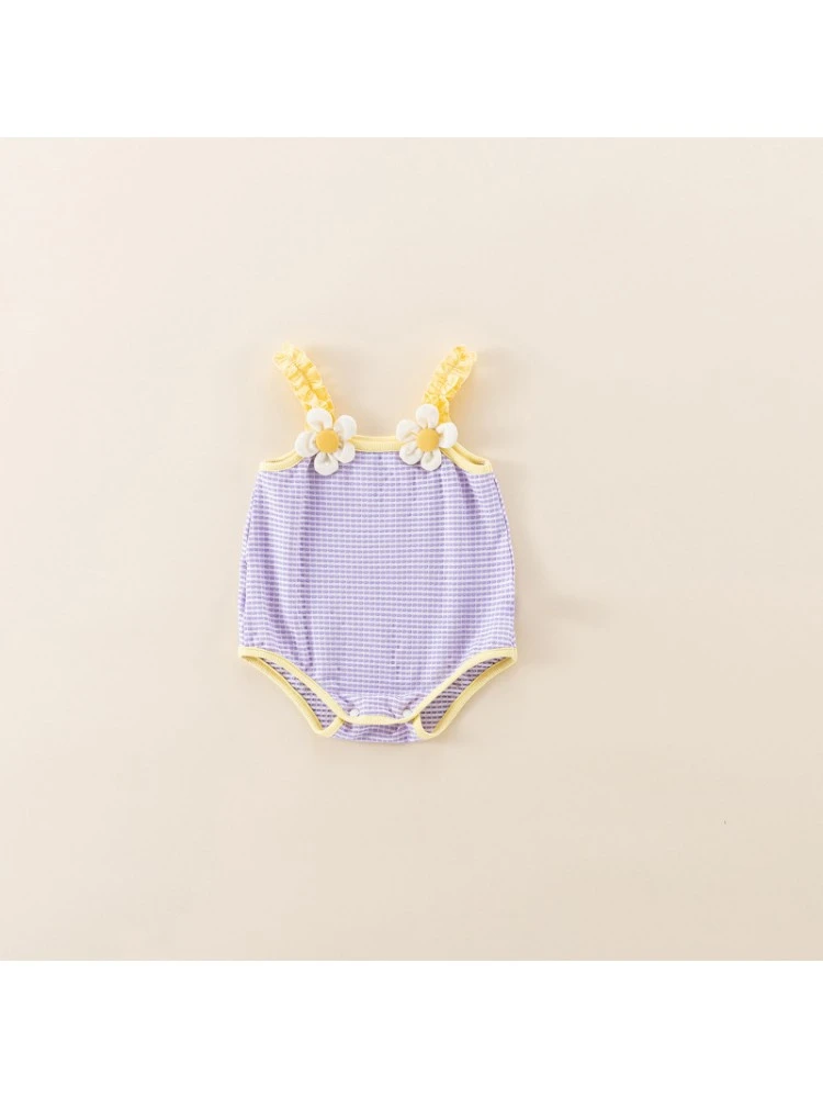 Flower Lacework Buckle Rompers 1 Flower Lacework Buckle Rompers