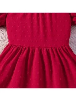 Solid Color Short Sleeve Princess Girl Dresses -Kids Clothing Shop P 20240612144812879 135