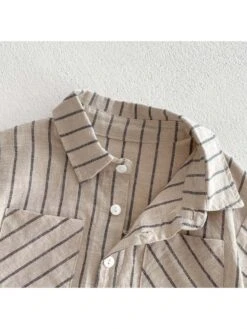 Striped Cotton Cargo Sets -Kids Clothing Shop P 20240613092806653 803