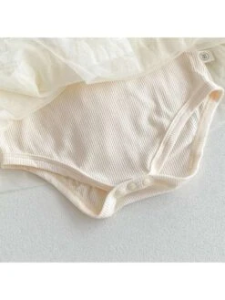 Colorblock Spaghetti Straps Cotton Rompers -Kids Clothing Shop P 20240613103224865 348