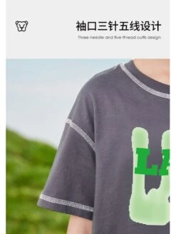 Solid Color Crewneck Cotton Boy Clothing Sets -Kids Clothing Shop P 20240613143237093 503