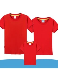 Solid Color Cotton Baggy Family Sets -Kids Clothing Shop P 20240613160425029 571