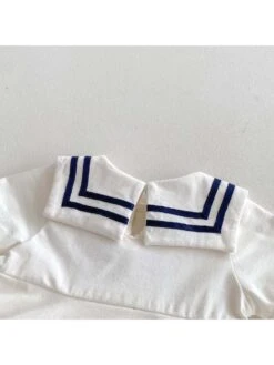 Bow Striped Butterfly Button Rompers -Kids Clothing Shop P 20240614092003764 702