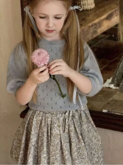 Disty Floral Printing Hollow-out Cotton A-line Girl Clothing Sets 12 Disty Floral Printing Hollow-out Cotton A-line Girl Clothing Sets -Kids Clothing Shop P 20240614110030957 317