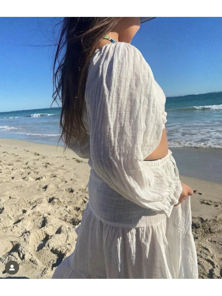 Solid Color Ruffle Boat Neck A-line Girl Clothing Sets 3 Solid Color Ruffle Boat Neck A-line Girl Clothing Sets - Image 3