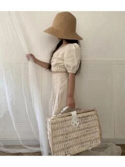 Pleated High Rise Cropped Girl Clothing Sets -Kids Clothing Shop P 20240614120014186 578