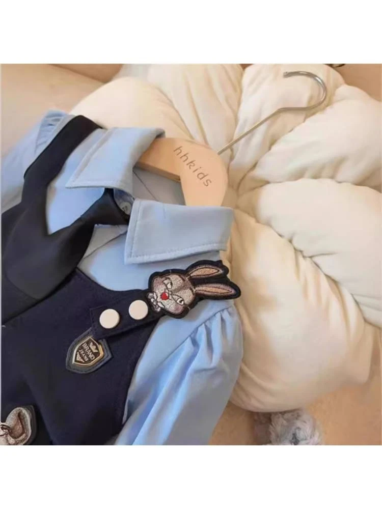 Spaghetti Straps Long Sleeve Single Breasted Girl Dresses 5 Spaghetti Straps Long Sleeve Single Breasted Girl Dresses - Image 5