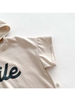 Hooded Short Sleeve Cotton Sets -Kids Clothing Shop P 20240614135213302 452