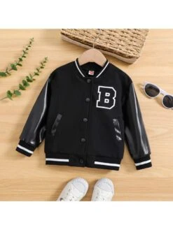 Colorblock Cotton Skinny Boy Coat