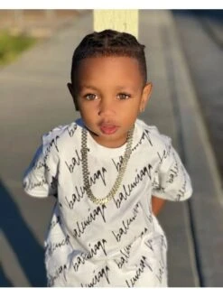 Letter Crewneck Loose Boy Clothing Sets -Kids Clothing Shop P 20240617102834022 452