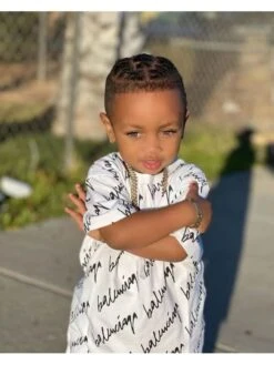 Letter Crewneck Loose Boy Clothing Sets -Kids Clothing Shop P 20240617102834665 606