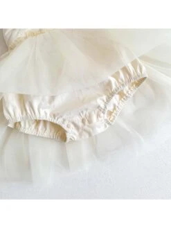 Bow Spaghetti Straps Cotton Sleepsuits -Kids Clothing Shop P 20240617113619879 479