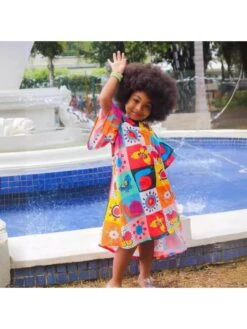 Pattern Print Flower A-line Girl Dresses -Kids Clothing Shop P 20240617114803723 925