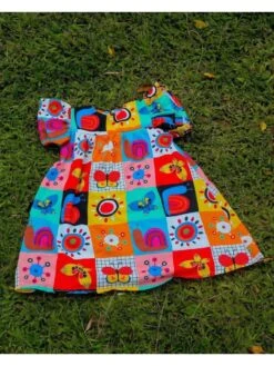 Pattern Print Flower A-line Girl Dresses -Kids Clothing Shop P 20240617114807488 970