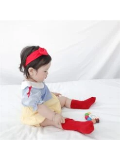 Colorblock Patchwork Buckle Rompers -Kids Clothing Shop P 20240617142005947 162