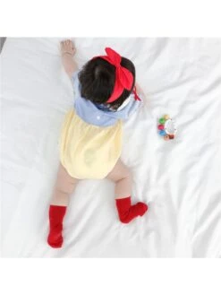 Colorblock Patchwork Buckle Rompers -Kids Clothing Shop P 20240617142006430 862