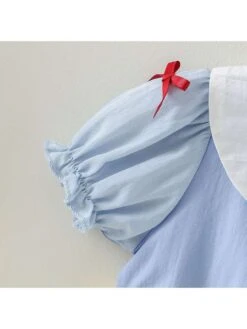 Colorblock Patchwork Buckle Rompers -Kids Clothing Shop P 20240617142009385 565