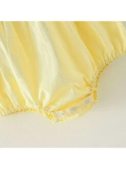 Colorblock Patchwork Buckle Rompers -Kids Clothing Shop P 20240617142010272 504