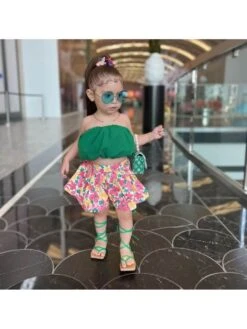 Colorblock Flower Girl Clothing Sets -Kids Clothing Shop P 20240617143613139 196