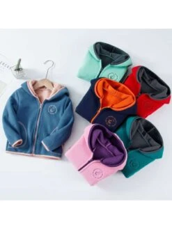 Hooded Fleece Zipper Boy Coat -Kids Clothing Shop P 20240617155653052 243