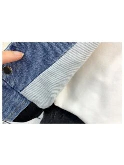 Colorblock Striped Cardigan Denim Jackets Boy Coat -Kids Clothing Shop P 20240617161252717 514