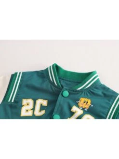 Striped Crewneck Bag Sleeve/Barrel Sleeve Boy Coat -Kids Clothing Shop P 20240617181213547 321