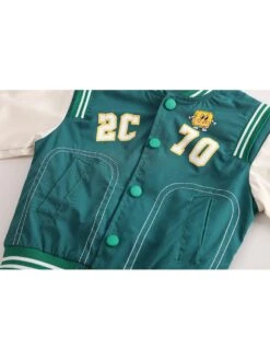 Striped Crewneck Bag Sleeve/Barrel Sleeve Boy Coat -Kids Clothing Shop P 20240617181214094 896