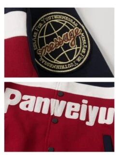 Colorblock Crewneck Draped Sleeve Boy Coat -Kids Clothing Shop P 20240617183606691 847