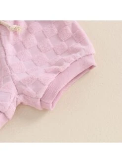 Plaid Spaghetti Straps Girl Clothing Sets -Kids Clothing Shop P 20240618084816705 492