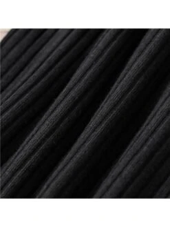 Solid Color Inclined Shoulder Spaghetti Straps Rib Girl Tops -Kids Clothing Shop P 20240618085622227 557