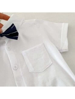 Bow Cotton Buckle Rompers -Kids Clothing Shop P 20240618103221643 914