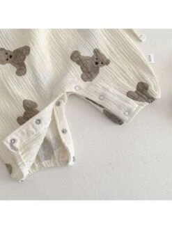 Spaghetti Straps Cotton Buckle Sleepsuits 12 Spaghetti Straps Cotton Buckle Sleepsuits -Kids Clothing Shop P 20240618104024682 595