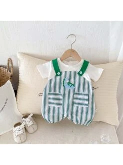 Geometric Pattern Striped Buckle Sets 11 Geometric Pattern Striped Buckle Sets -Kids Clothing Shop P 20240618105232611 498